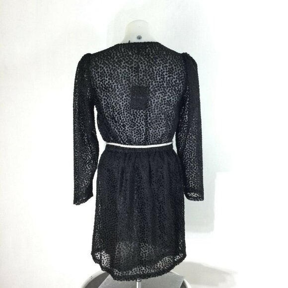 Robert Rodriguez Pauline Rope Belt Velvet Dot Mini - Picture 3 of 9